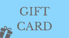 GIFT CARD