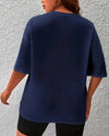 Remera Oversize Brooklin Azul