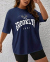 Remera Oversize Brooklin Azul