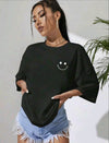 Remera Oversize Basic Negra