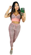 Conjunto, conjunto deportivo, calza y top, push up, frunce, levanta cola, legging, calza, top